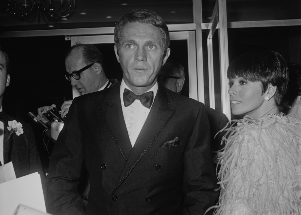 McQueen and Neile Adams at the premiere The Sand Pebbles in 1966.