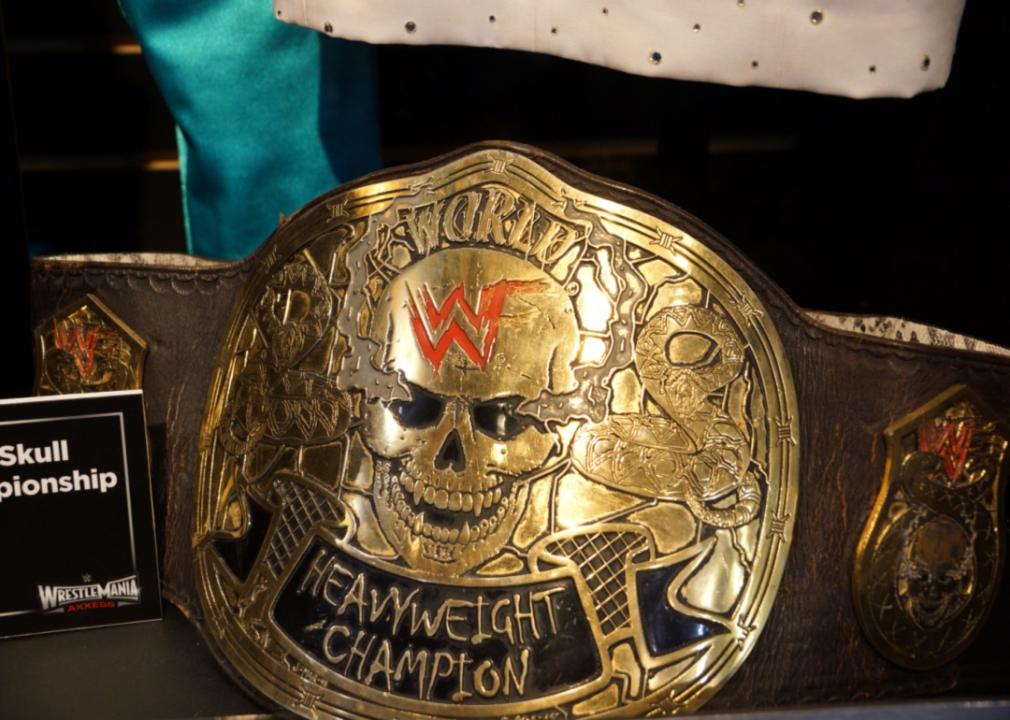 A wrestling championship belt.