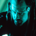 John Travolta in scene from the film 'Battlefield Earth’.