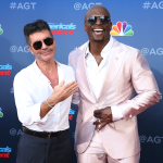 Simon Cowell and Terry Crews attend "America's Got Talent” Season 15 Kickoff.