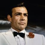 Sean Connery as secret agent 007, James Bond, in the movie "Goldfinger."