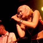 Gwen Stefani of No Doubt performing in 1996