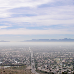 Overhead photo of Phoenix, Arizona, the city with the dirtiest air in America