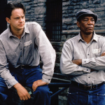 Tim Robbins and Morgan Freeman in "The Shawshank Redemption"