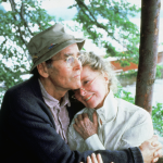 Henry Fonda and Katherine Hepburn in a scene from 'On Golden Pond'