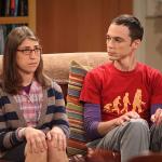 Sheldon (Jim Parsons) and Amy (Mayim Bialik) in "Big Bang Theory."