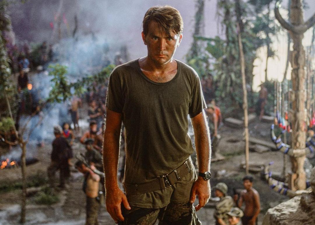 Martin Sheen as U.S. Army Captain Benjamin Willard in the 1979 Vietnam War movie "Apocalypse Now"