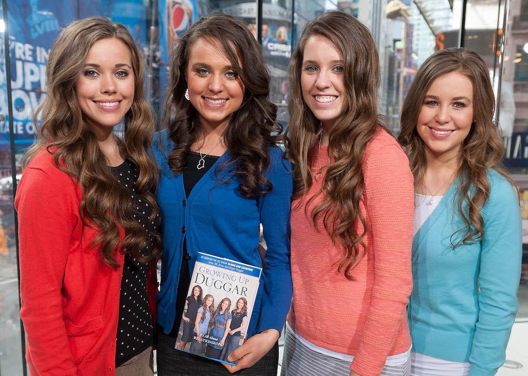 Jessa, Jinger, Jill, and Jana of the Duggar family from "19 Kids and Counting"