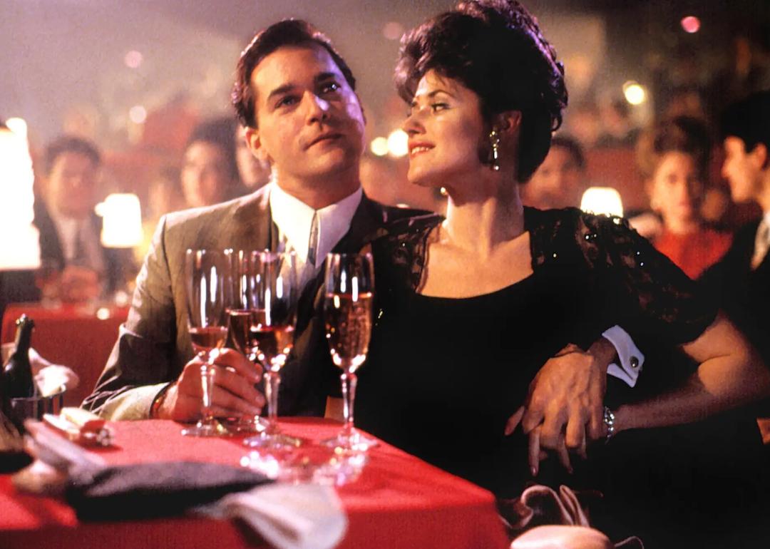 Ray Liotta and Lorraine Bracco in "Goodfellas"