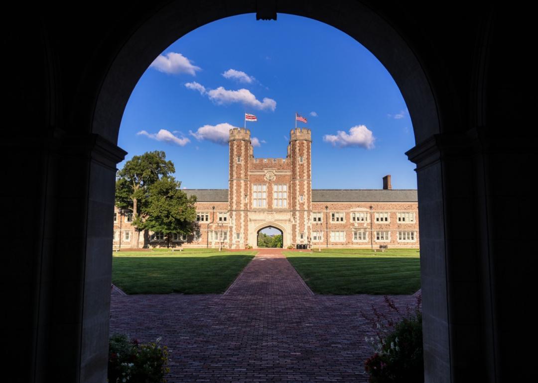 Brookings Hall on the Danforth Campus of Washington University in St. Louis.