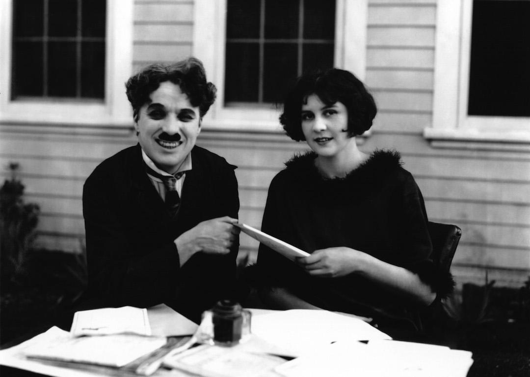 Charlie Chaplin signs up his second wife Lita Grey as an actress at his studio.