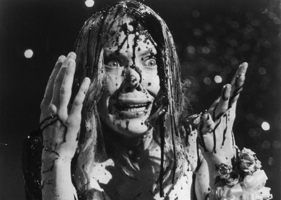 Sissy Spacek in the prom scene from the 1976 horror movie 'Carrie.'