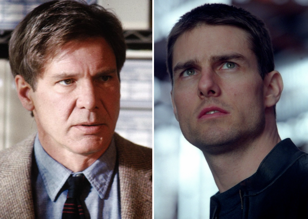 Harrison Ford in 'The Fugitive' and Tom Cruise in 'Minority Report.'
