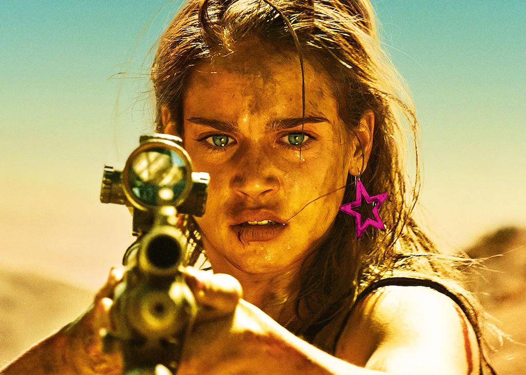 Actor Matilda Lutz in the critically acclaimed 2018 horror movie 'Revenge.'