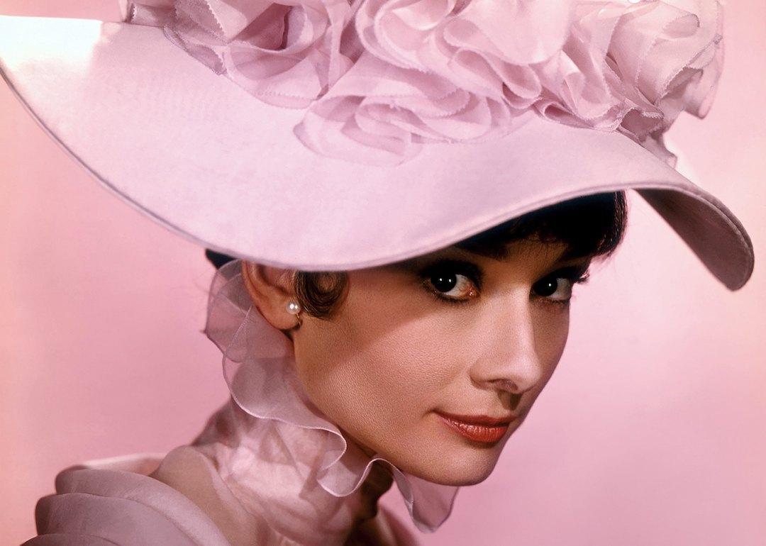 Audrey Hepburn in a publicity portrait for the film 'My Fair Lady' in 1964 in Los Angeles, California.