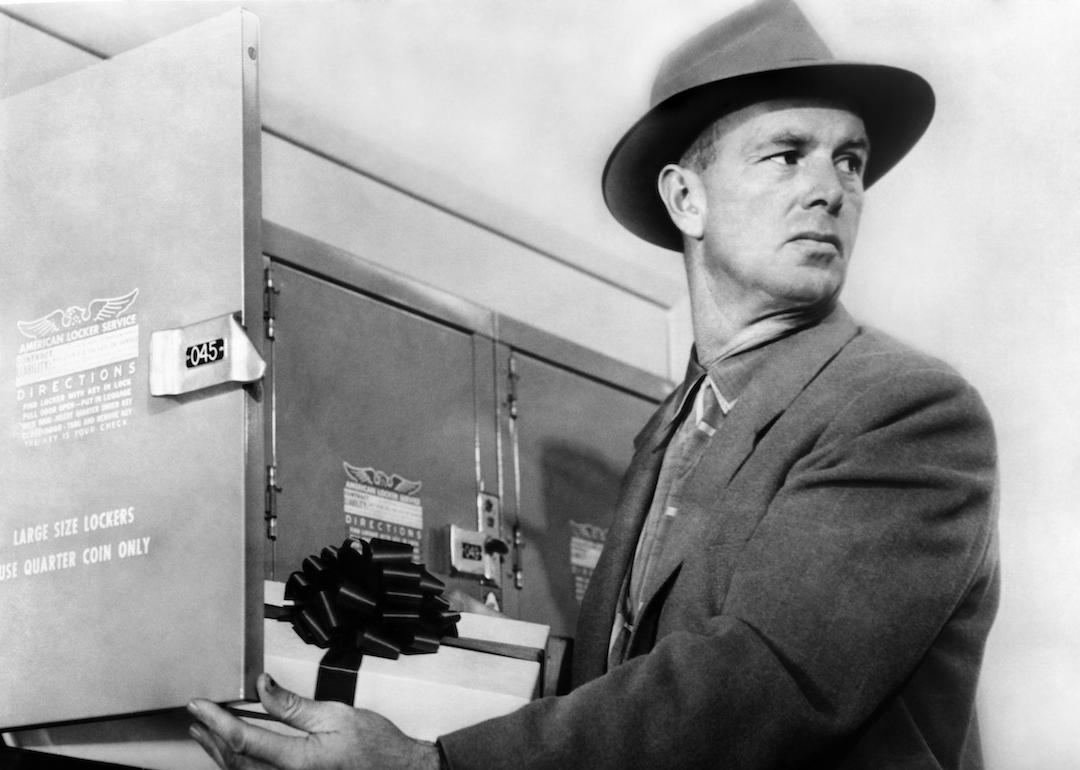 Sterling Hayden in the 1956 gangster movie 'The Killing.'