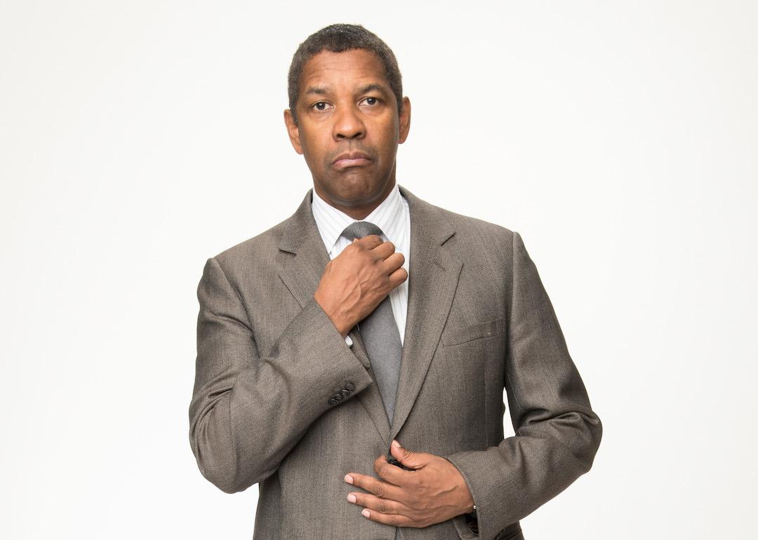Actor Denzel Washington at the 85th Academy Awards - Nominees Luncheon at The Beverly Hilton Hotel on Feb. 4, 2013 in Beverly Hills, California.