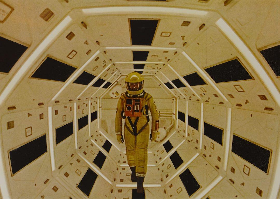 Actor Gary Lockwood stars in Stanley Kubrick's 1968 science fiction film '2001: A Space Odyssey.'