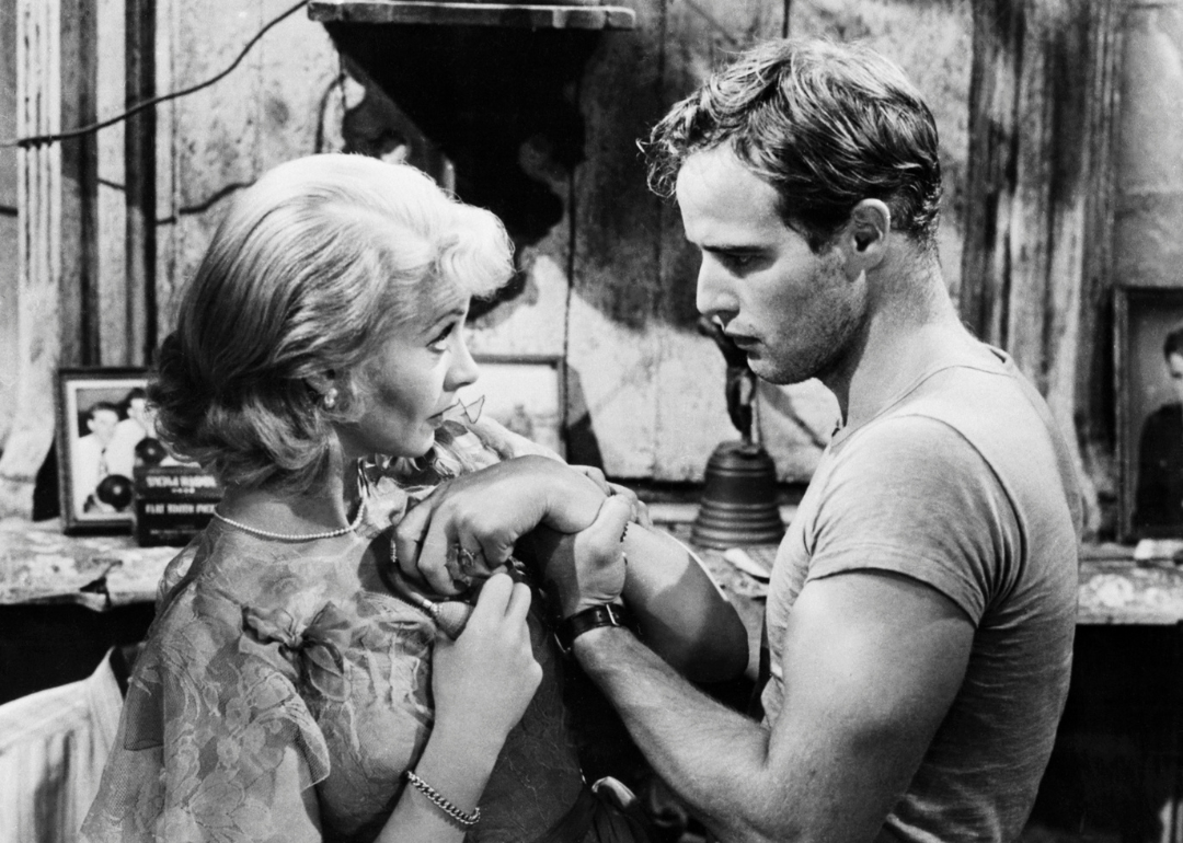 Vivien Leigh and Marlon Brando in a scene from "A Streetcar Named Desire"