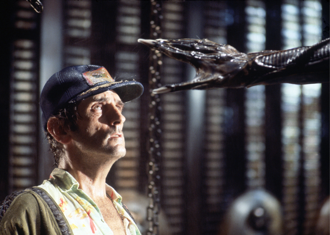 Actor Harry Dean Stanton in a scene from "Alien"