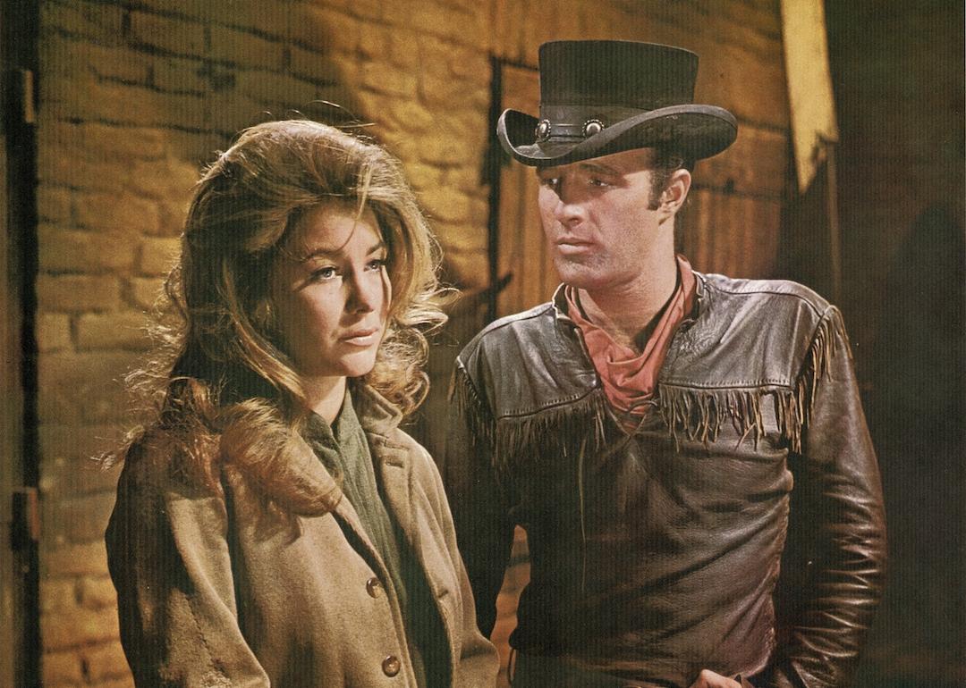 Actors James Caan and Michele Carey in the 1960s Western 'El Dorado.'