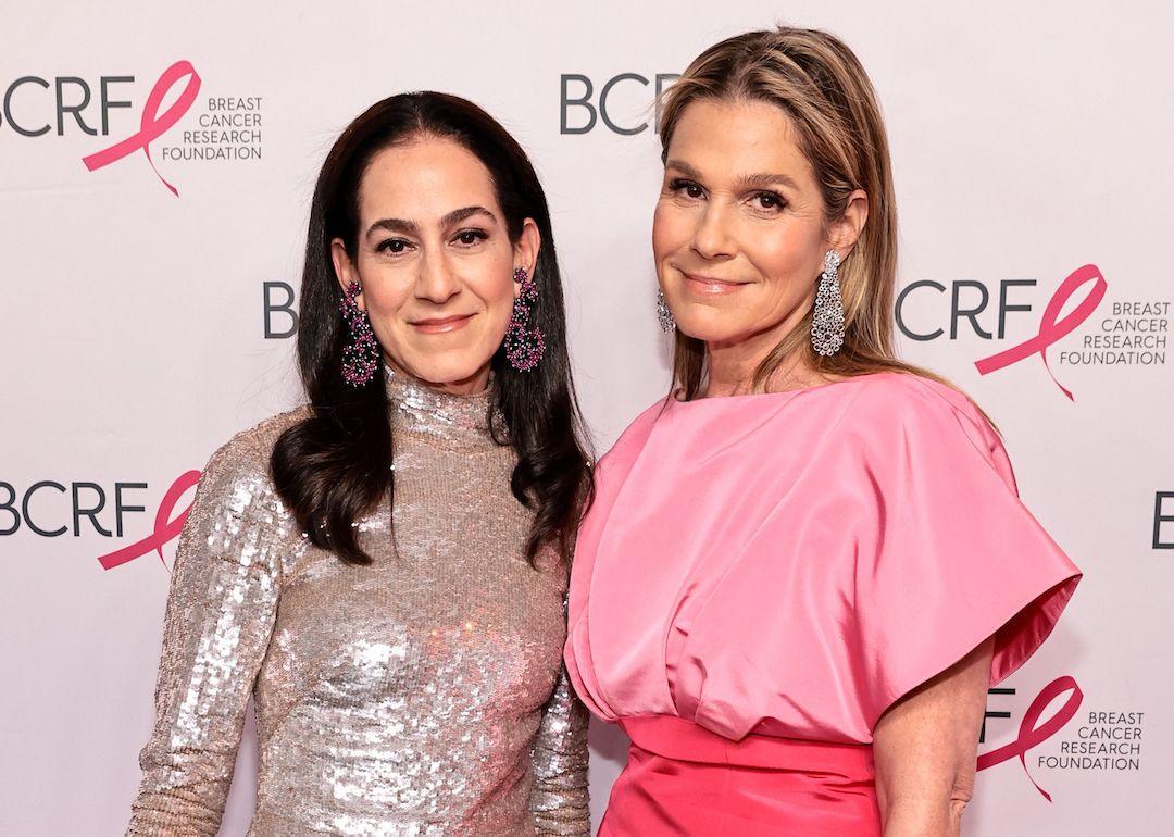 Jane Lauder and Aerin Lauder attend the Breast Cancer Research Foundation Hot Pink Party on May 10, 2022 in New York City.
