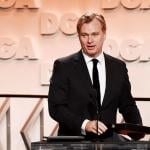 Director Christopher Nolan accepts the Nomination Medallion for Outstanding Directorial Achievement in Feature Film for 'Dunkirk' onstage during the 70th Annual Directors Guild Of America Awards at The Beverly Hilton Hotel on February 3, 2018 in Beverly Hills, California.