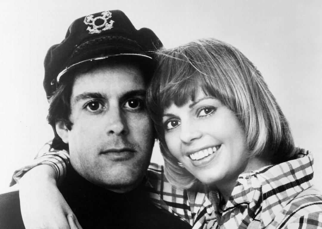 Daryl Dragon and Toni Tennille of the group Captain and Tenille, circa 1976.