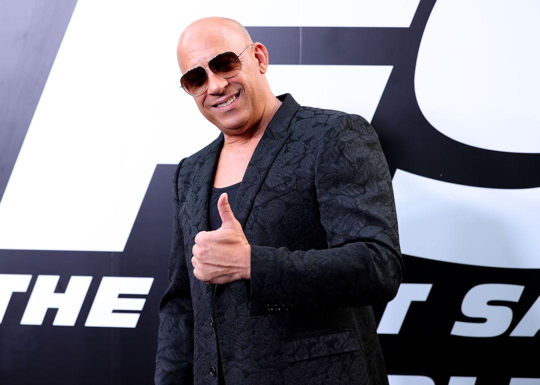 Actor Vin Diesel attends the Universal Pictures 'F9' World Premiere at TCL Chinese Theatre on June 18, 2021 in Hollywood, California.