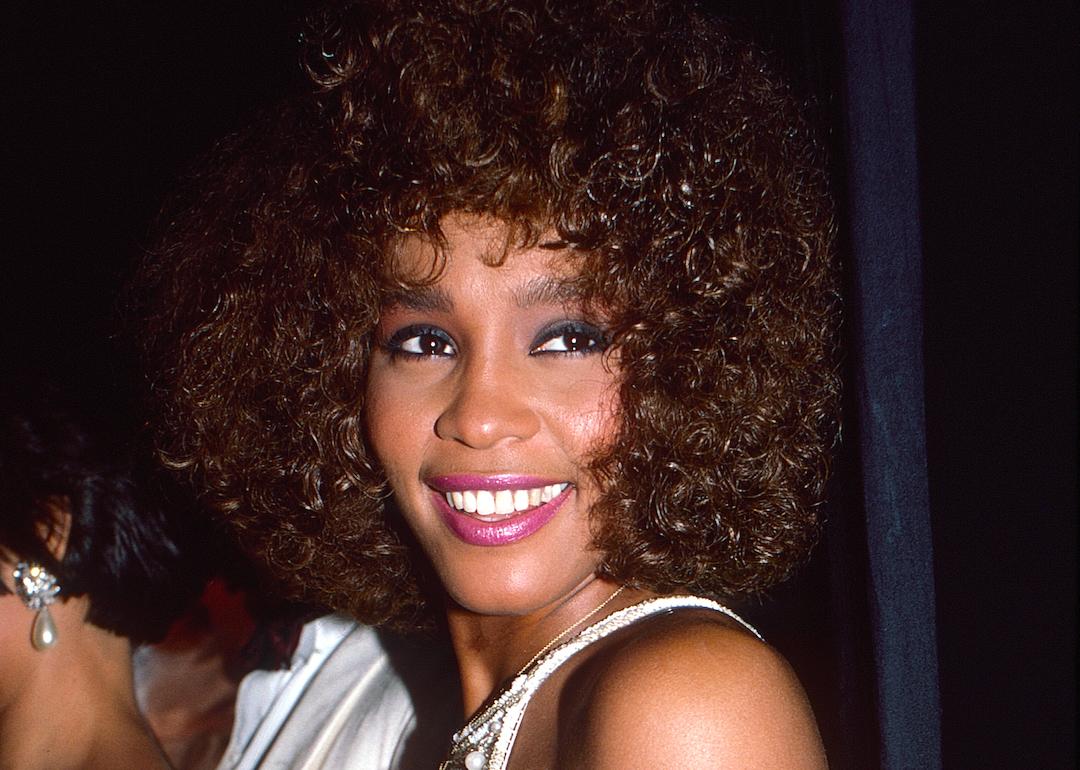 Singer and actor Whitney Houston in New York City in June 1986