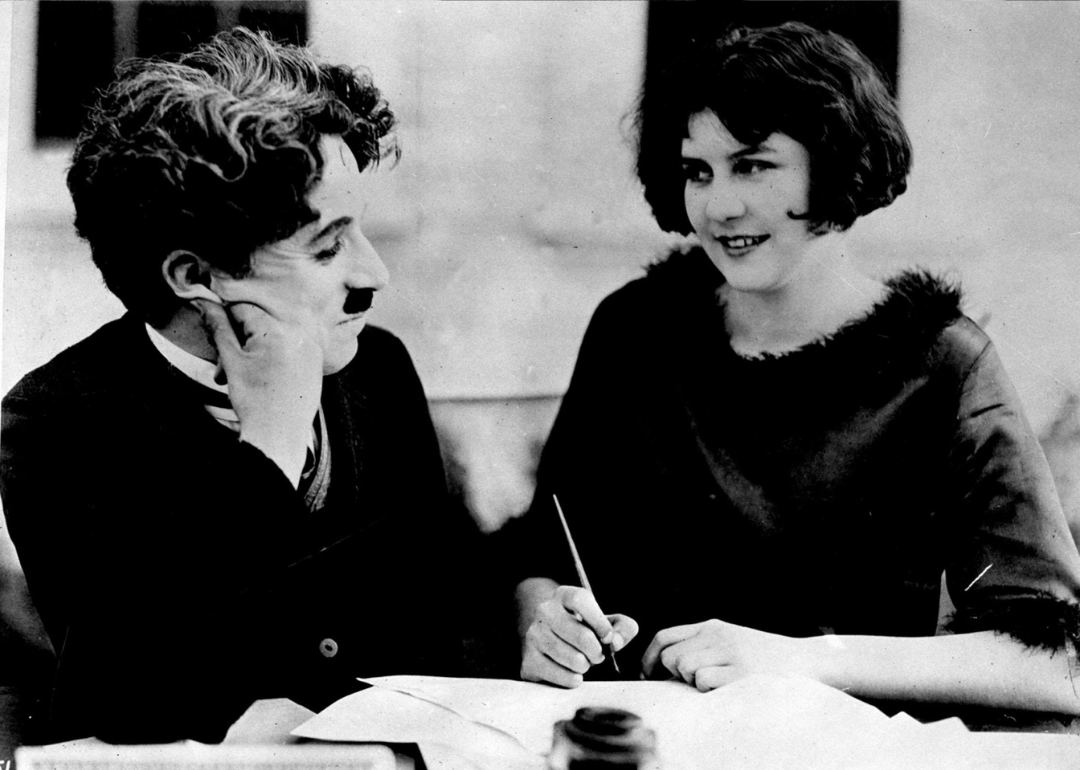 Charlie Chaplin and Lita Grey, circa 1924