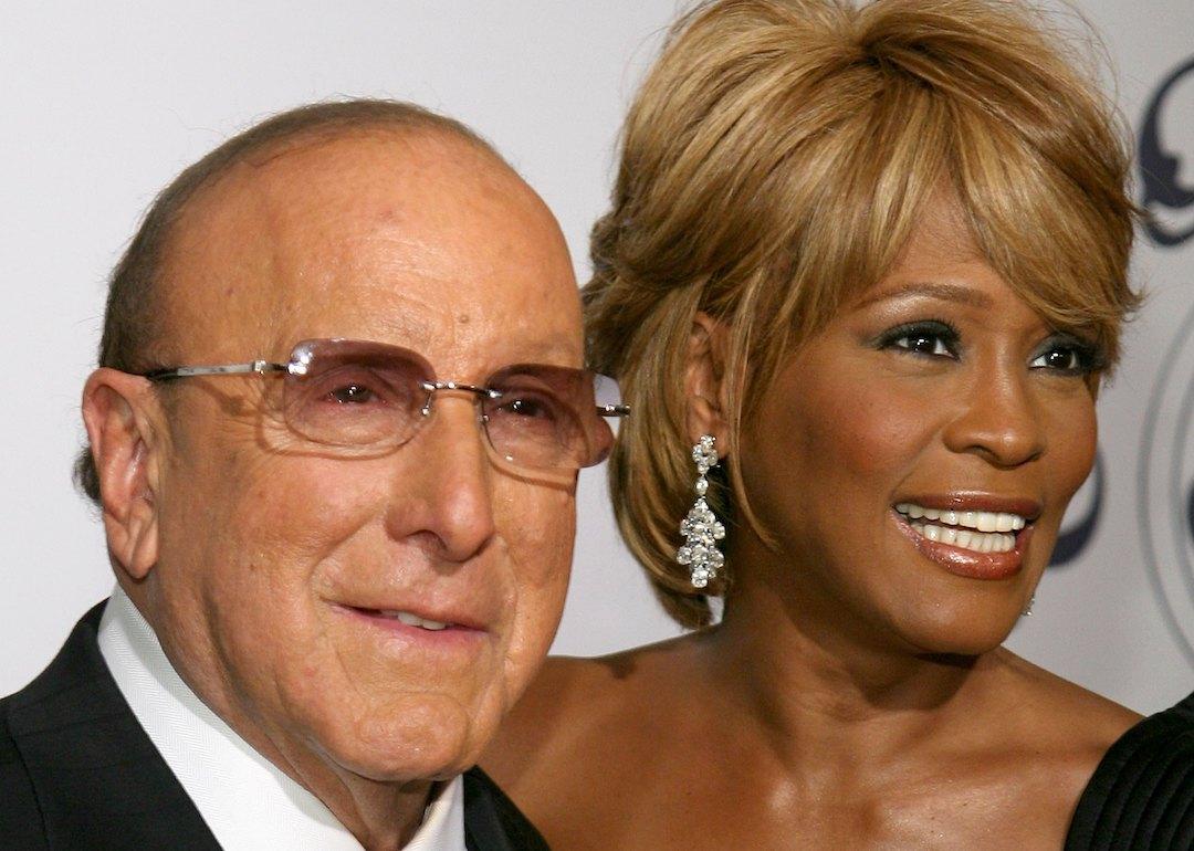 Producer Clive Davis and singer Whitney Houston in 2006 in Beverly Hills, California.