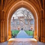  The Arched Hallway of Holder Hall on the campus of Princeton University.