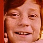 Headshot of child star Danny Bonaduce in a portrait issued as publicity for the 1970s television series 'The Partridge Family.'