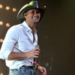 Tim McGraw performs during a benefit concert at Bridgestone Arena on April 16, 2013 in Nashville, Tennessee.