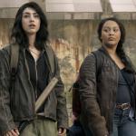 Actors Alexa Mansour and Aliyah Royale in 'The Walking Dead: World Beyond.'
