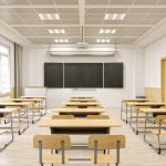 An empty classroom