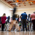 Voters cast their ballots at the West Gray Multiservice Center during Election Day on Tuesday, Nov. 7, 2023, in Houston.