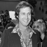 Actor and comedian Chevy Chase on the red carpet in 1978.
