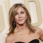 Actor Jennifer Aniston arrives at the 81st annual Golden Globe Awards at The Beverly Hilton Hotel in Beverly Hills, California on Jan. 7, 2024.