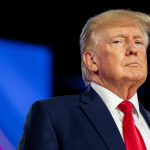 Former U.S. President Donald Trump prepares to speak at the Conservative Political Action Conference CPAC held at the Hilton Anatole on August 06, 2022 in Dallas, Texas.