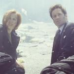 Agents Scully and Mulder (Gillian Anderson, left, and David Duchovny, right) in the 'Je Souhaite' episode of 'The X-Files.' 