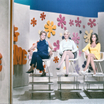 Bachelorettes compete on a 1968 episode of "The Dating Game."