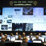 Real Time Crime Center at police headquarters in New York, New York
