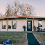 600-square-foot, 3D-printed, bio-based houses crafted from materials like wood fibers and bioresins