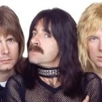 Actors Christopher Guest, Harry Shearer, and Michael McKean in the 1984 comedy 'This Is Spinal Tap.'