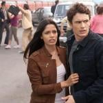 Actors Freida Pinto and James Franco in the 2011 movie 'Rise of the Planet of the Apes,' which is trending on Hulu.