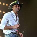 Tim McGraw performs during Keith Urban's Fourth annual We're All For The Hall benefit concert at Bridgestone Arena on April 16, 2013 in Nashville, Tennessee.