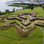 Fort McHenry National Monument and Historic Shrine in Baltimore, Maryland.