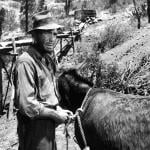 Actor Humphrey Bogart in 'The Treasure of the Sierra Madre' in 1948.